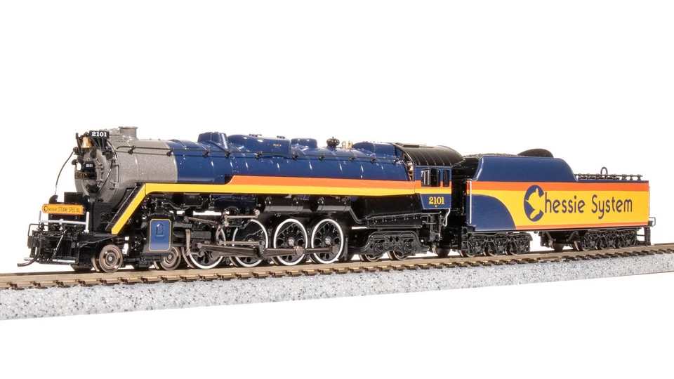 Broadway Limited 7406 N Reading T1 4-8-4 Chessie Steam Special #2101 DCC/Sound - Image 3 of 4