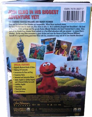 The Adventures of Elmo in Grouchland DVD | eBay