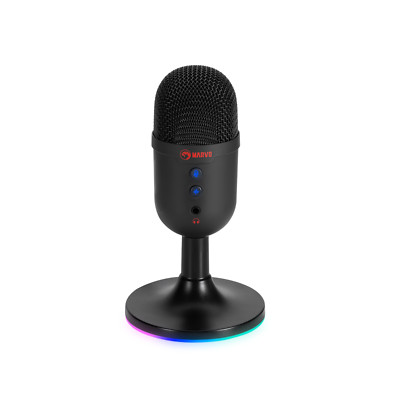 MARVO MIC-06 RGB Mikrofon Schwarz