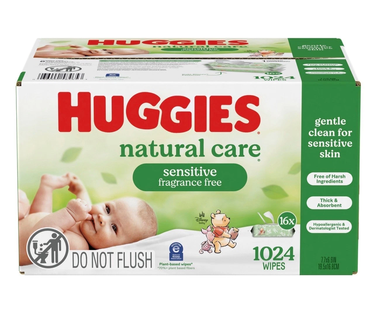 Huggies Natural Care Sensitive Baby Wipes -1024 ct
Opens in a new window or tab
