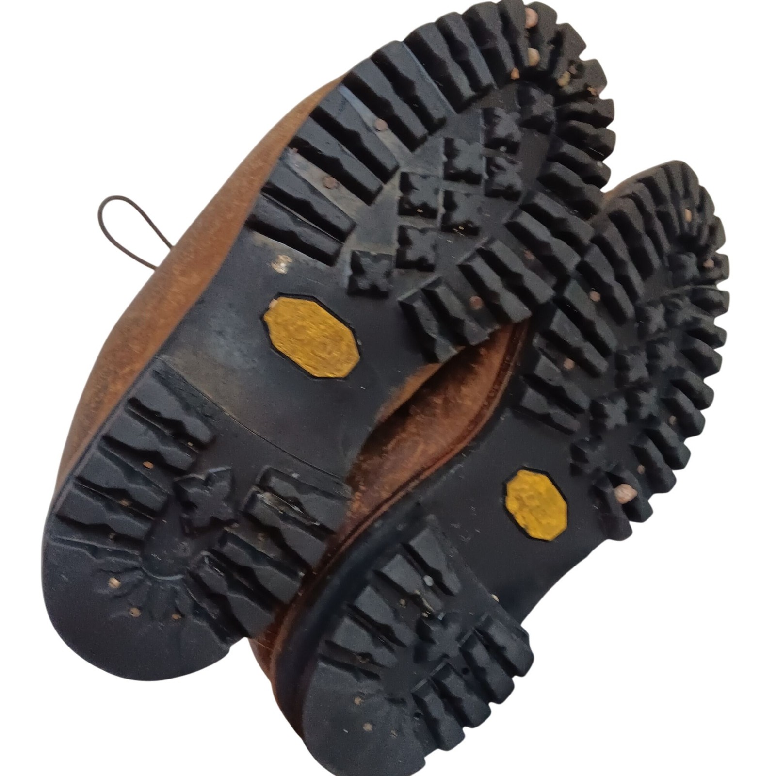 Vintage Chippewa Mountaineer Leather Hiking Boots 8E Mens USA 1980's 