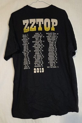 2019 ZZ TOP 1969 Concert Tour XL Shirt BILLY GIBBONS DUSTY HILL