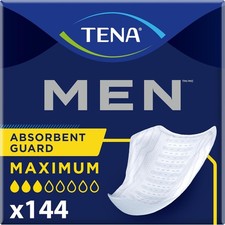 Men's Incontinence Pads Maximum Guards - Bladder Leak Protection 144 Count