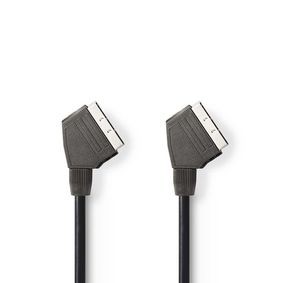 NDS 2 METRI Cavo SCART  SCART Male  SCART Male  Placcato nickel  480p    Tondo