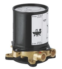 GROHE 45984001 Standing Bath Tap - Black/Gold