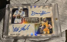 2019 Legacy Futures Ink Daniel Jones * Drew Lock dual autographs autos 9/15 