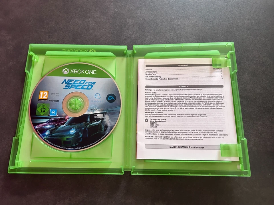 Jeu Xbox One " Need for Speed " en très bon état, photo 3 sur 3