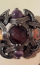 Miracle Celtic Heritage Brooch, New On Card With Pouch.