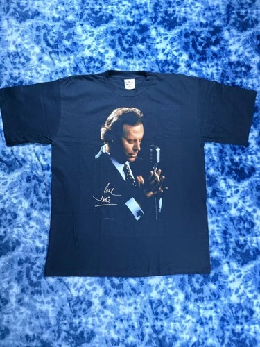 Julio Iglesias T Shirt Men XL Black Concert Tou 1990s vintage concert t-shirt, vintage, size XL, single stitch, B+ condition