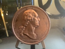 1786-Washington  Before Boston Electrotype Copper Medal 67mm.Die Trials Unique