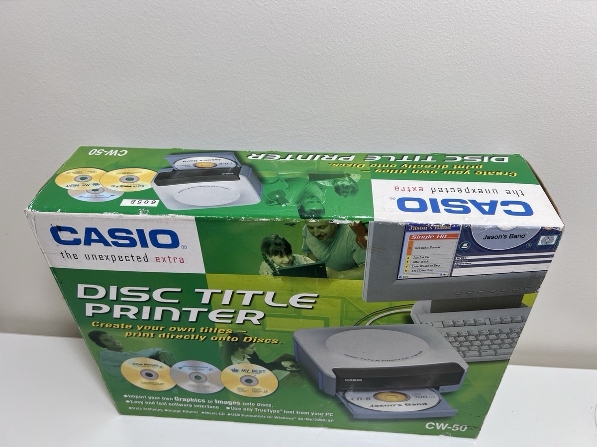 Casio CW-50 CD/DVD Thermal Printer for sale online | eBay
