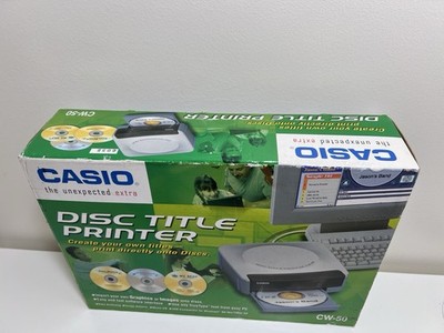 CASIO CW-50 CD-Rタイトルプリンター Casio CW-50 CD/DVD Thermal Printer for sale online | eBay
