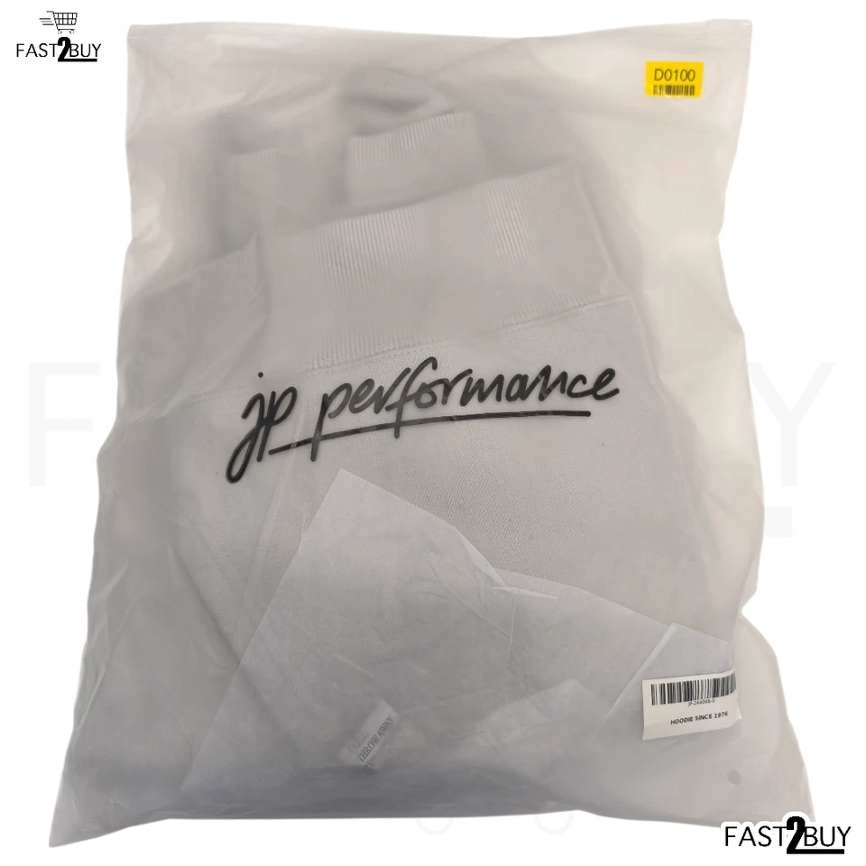 JP Performance Hoodie Since 1976 Retro Essentials Größe S Hellgrau - Bild 3 von 4