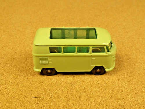 Matchbox Lesney N°34 VW Combi Bulli - Miniature Ancienne 5,5 Cm - Bleu - Fabriqué Au Royaume-Uni