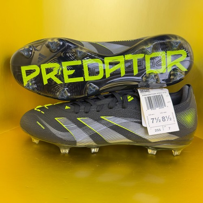 #ad Adidas Predator Pro FG Electric Stealth Pack Soccer Cleats JI1197 Men’s Size 7.5 $77.99