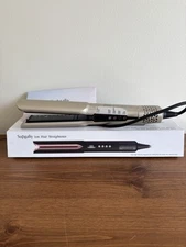 Supgaliy Ion 2 In 1 Hair Straightener & Dryer With High Speed Air Flow Champagne