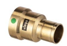 VIEGA 76590 Transition Coupling 1-1/4" Bronze Lead Free IPS CTS