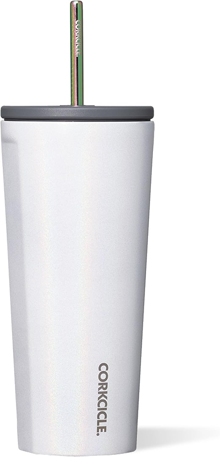 Corkcicle - Cold Cup Insulated Tumbler with Straw, Unicorn Magic, 24oz