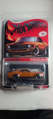 2021 Hot Wheels RLC '70 Mustang Boss 302 Red Line Club Car Membership Exclusive