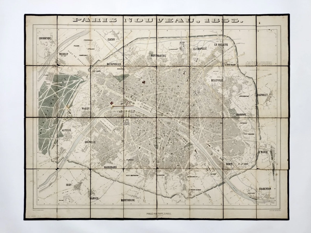 Paris France Antique Maps for sale | eBay