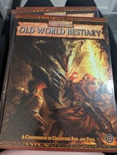 Warhammer Fantasy Roleplay RPG Old World Bestiary Hardback Book