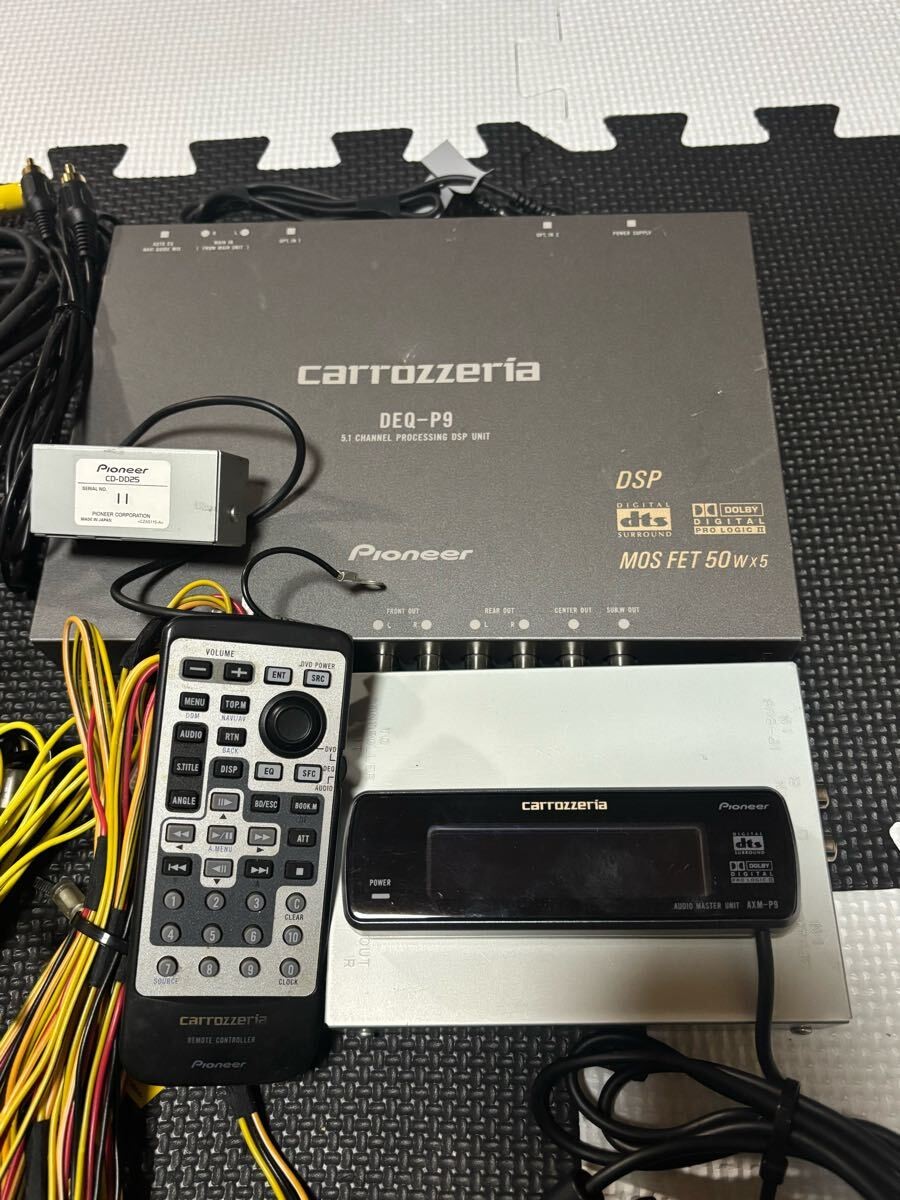 Pioneer Carrozzeria DSP unit DEQ-P9 AXM-P9 set Super rare | eBay