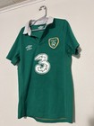 Umbro Republic of Ireland 2016/17 Green Home Football Shirt Youth Medium M YM — photo 2