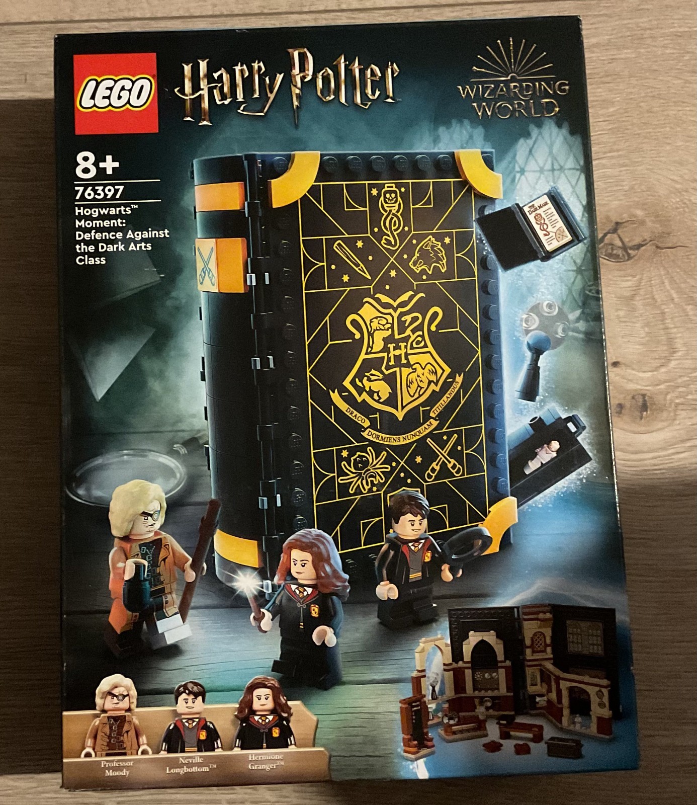 Lego Harry Potter 76397 livre en briques transformable avec figurines Maugrey et Hermione
