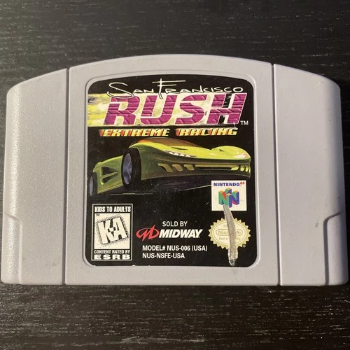 San Francisco Rush - Extreme Racing (Nintendo 64, 1997) Authentic Tested!