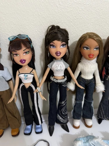 Bratz Stylin’ Hair Studio Salon Rock Angelz Yasmin Jade Girls Nite Out Dana Lot - Imagen 7 de 13