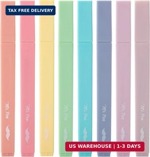 Mr. Pen- Aesthetic Highlighters No Bleed, 8 Pack, Candy Colors, Chisel Tip, Cute