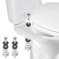 Universal Toilet Seat Hinge Bolts Kit, Heavy Duty Toilet Bolts, Waterproof St...