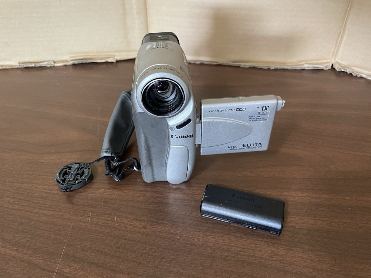 Canon Elura A MiniDv Digital Camcorder Untested No Charger