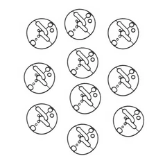 10X Briggs Float Bowl Gasket 698781 Carburetor Bowl Gasket New