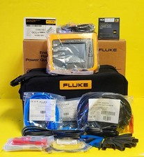 New Fluke 1738 Three-Phase Advanced Power Logger w/ Current Probes & Accessories