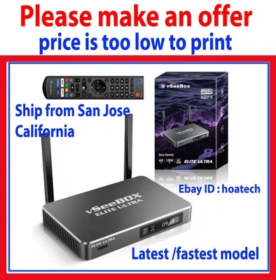 Vsee Box Elite Ultra Free Shipping Make offer / Brand New / remotely support