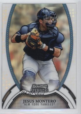 2011 Bowman Sterling MLB Future Stars Refractor 155/199 Jesus Montero #3 2x6