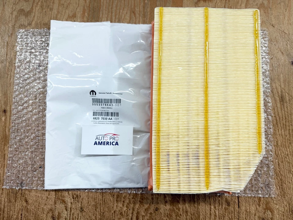 Engine Air Filter 2018-2026 Jeep Wrangler Gladiator 68257030AA MOPAR OEM NEW - Image 2 of 4