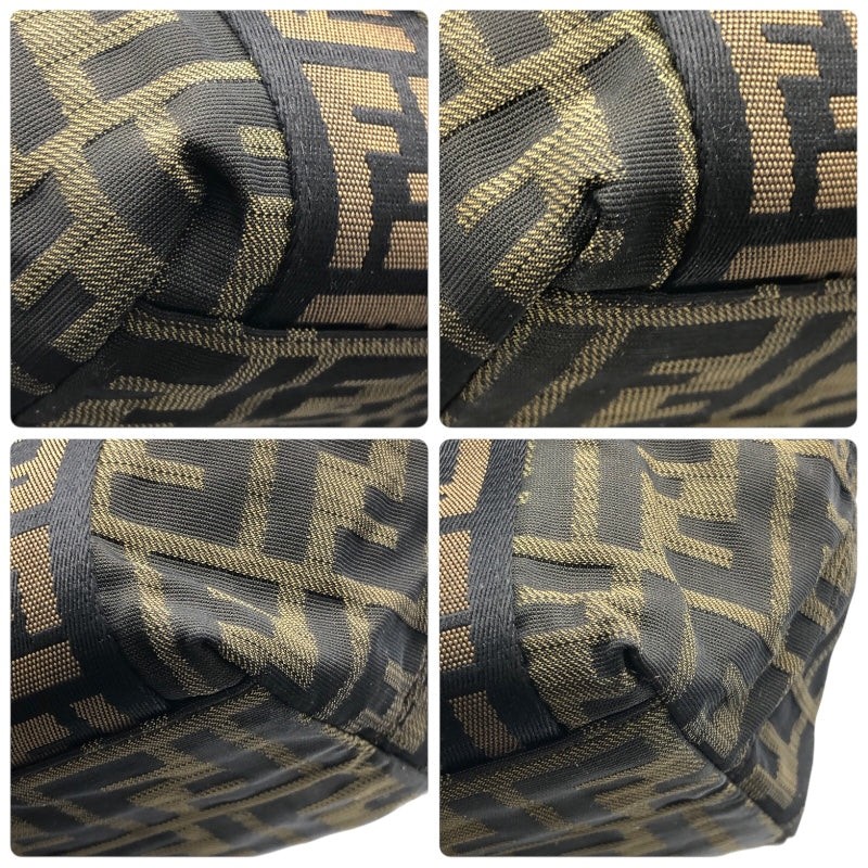 FENDI Zucca Handbag 7VA165 Brown Nylon Jacquard with Dust Bag #OK3782 thumbnail 6