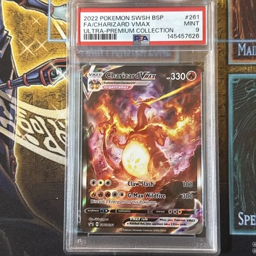SWSH: Sword & Shield Promo Charizard VMAX SWSH261 Full Art Holo PSA 9 2022