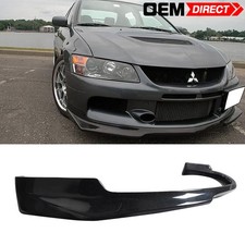 For 06-07 Mitsubishi Evolution Evo 9 Ix Ral Style Front Bumper Lip - Cf For 06-07 Mitsubishi Evolution Evo 9 Ix Ral Style Front Bumper Lip - Cf