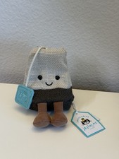 Jellycat Amuseable Steepy Tea Bag UK Exclusive Plush HTF BNWT