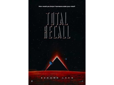 TOTAL RECALL SCI FI SCIENCE FICTION TV Movie Film Poster Print