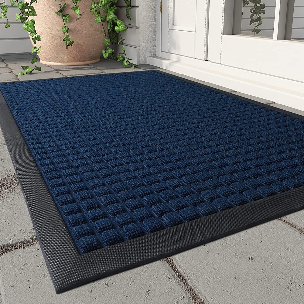-Door Mat Outside Entrance Outdoor Indoor Front Doormat for Entryway-Durable ...