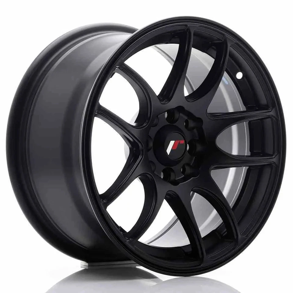 JR WHEELS JR29 15x8 ET28 4x100/108 Matt Black - Bild 1 von 1
