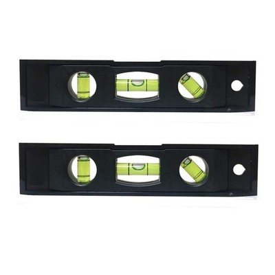 2pcs 6 inch Torpedo Level Magnetic Box Level with 180 90 45 Degree Bubble Level