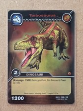 DINOSAUR KING 2008 – TARBOSAURUS – DKCG 009/160 – RARE DINOSAUR CARD – MINT