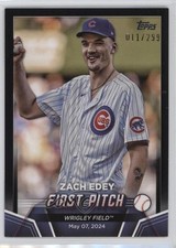 2024 Topps Update First Pitch Black 11/299 Zach Edey #FP-10 0gh1