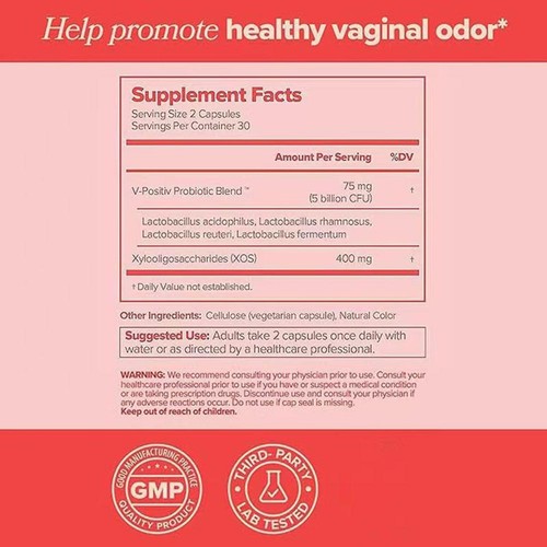 URO Vaginal Probiotics for Women pH Balance Prebiotic Lactobacillus Capsule 1-5X - Picture 9 of 15