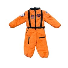 Astronaut Orange Spacesuit NASA Youth Halloween Costume Size XS 4 Kids Child
